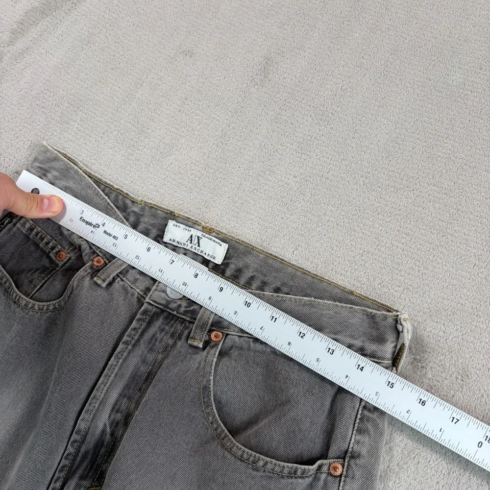 Vintage Armani‎ Exchange Jeans Men Actual 29x31 (Tag 33x34) Grey Disney Pictures